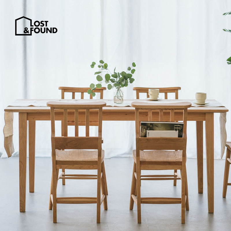 失物招领丨维米尔餐桌丨北欧日式长方形实木餐桌椅组合饭桌咖啡桌|msdalam kategori perabot kediaman, of Tables, meja makan - dari Buy2taobao.com untuk memberikan perkhidmatan ejen Taobao profesional membeli