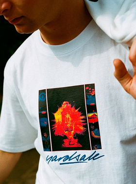 现货 YARDSALE ORACLE 街头圆领短袖T恤情侣先知神学滑板宽松春夏