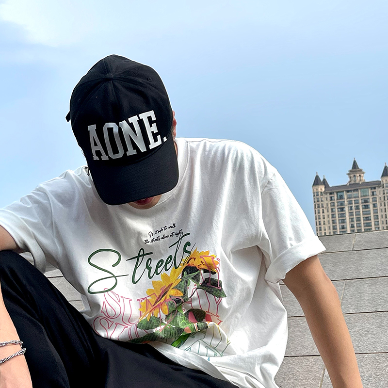 鸭舌帽字母百搭棒球帽弯檐帽休闲