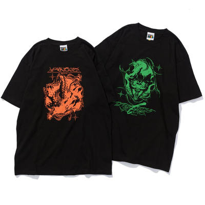 PRETTYNICE复古圆领半袖'emT恤