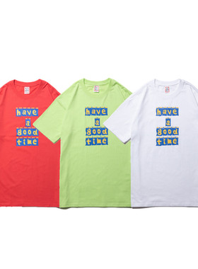 现货 have a good time 拉面招牌 圆领 T恤半袖 NOODLE LOGO TEE