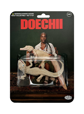 DPG手工自制挂卡玩具HIPHOP恶搞致敬DOECHII专辑封面模型收藏吊卡