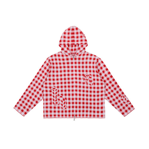 KahutIllusion格子连帽卫衣