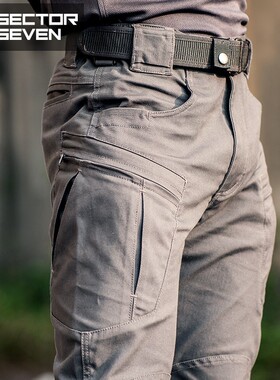 第7区IX8战术裤男修身春秋户外工装裤多口袋训练裤休闲登山裤耐磨