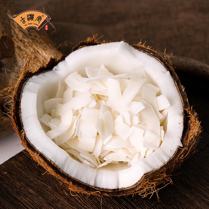 椰子脆片海南风味碳烤椰肉干150克香脆原味烘烤零食休闲烤干果干