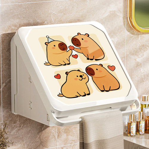 浴室壁画收纳箱盒洗澡放换洗衣服