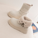 厚底加绒加厚两穿雪地靴女款2025新款冬季防水防滑靴保暖东北棉鞋