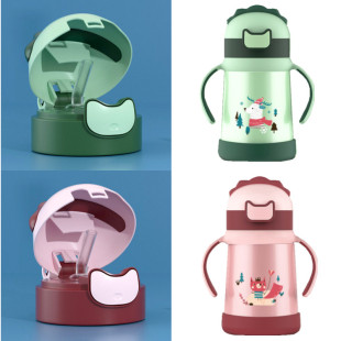 十月王子儿童吸管保温杯盖子天使贝贝水杯奶嘴盖子通用鸭嘴配件