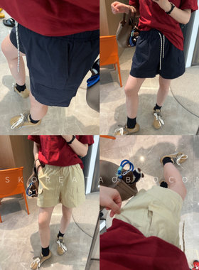 自留一定要入！春夏很显瘦百搭通勤休闲都好穿松紧腰工装短裤现货