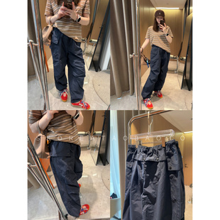 现货上千品质!帅气设计感~深圳货2026春季藏青色冲锋料工装裤