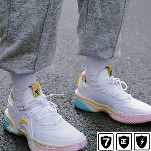 安踏空域5水泥外场篮球鞋男缓震防滑防侧翻专业实战鞋秋季运动鞋