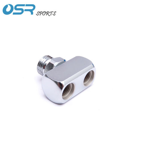 OSR潜水调节器接bcd3通三通接头Tee 1*9/16-18  to 2*3/8-24