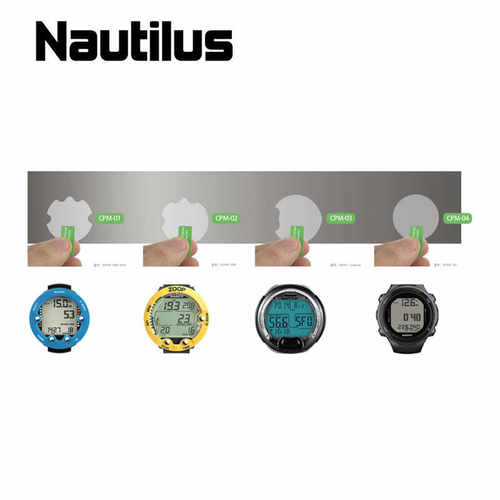 Nautilus 潜水电脑表 适配ZOOP d4i手表贴膜 屏幕水凝膜保护膜