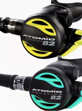 Atomic Aquatics B2 Octopus全钛合金备用二级头潜水呼吸调节器