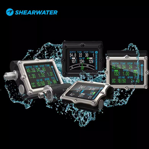 Shearwater PERDIX 2 Ti 彩屏中文潜水电脑表SA AI可配无线发射器