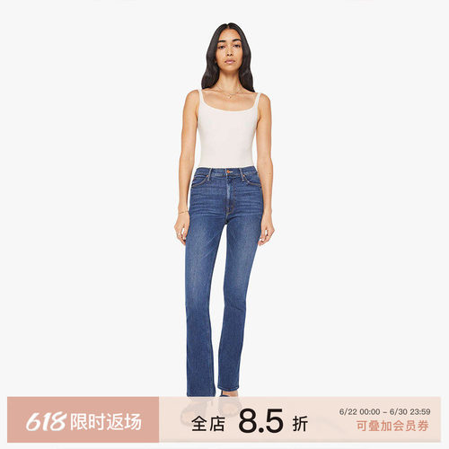 MOTHER全长微喇牛仔裤女