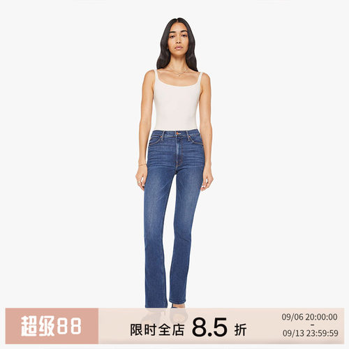 MOTHER全长微喇牛仔裤女