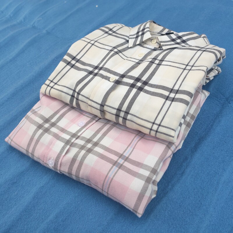 春季格子衬衫女纯棉长袖春秋休闲格纹外穿初中学生防晒小个子开衫