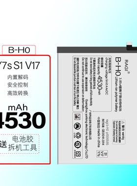 RAGI适用于vivo手机电池Y7S S1 V17电池B-H0正品电池内置电板