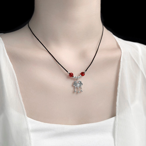 如意锁纯银999足银足银平安锁