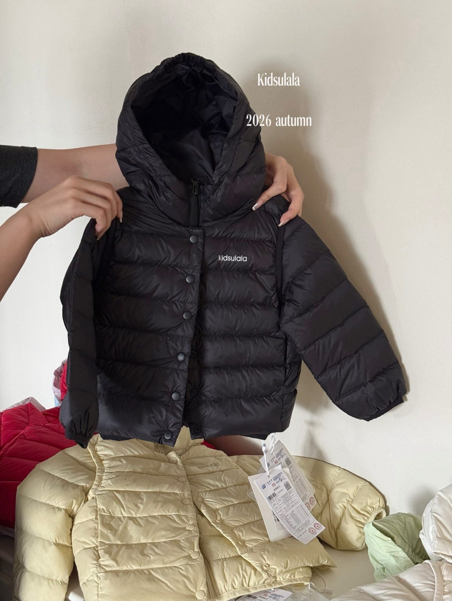 凡妈童装秋冬新款女童男童中小童韩版轻薄羽绒服羽绒马甲儿童外套