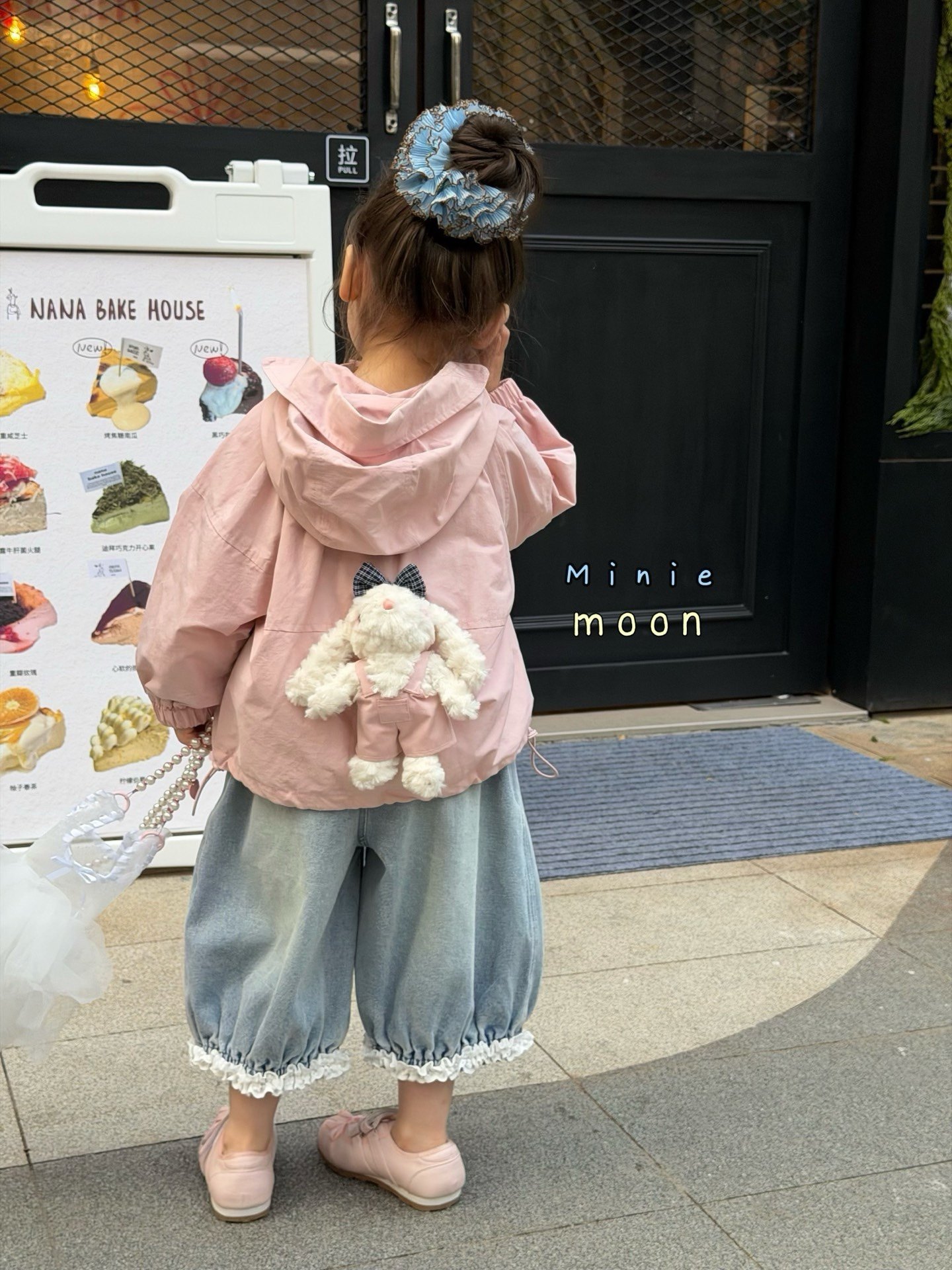 凡妈童装2026春新款女童小童韩版可爱童趣后背兔子玩偶外套牛仔裤,童装/婴儿装/亲子装,普通外套,淘宝优惠券,粉丝福利购,淘宝优惠卷