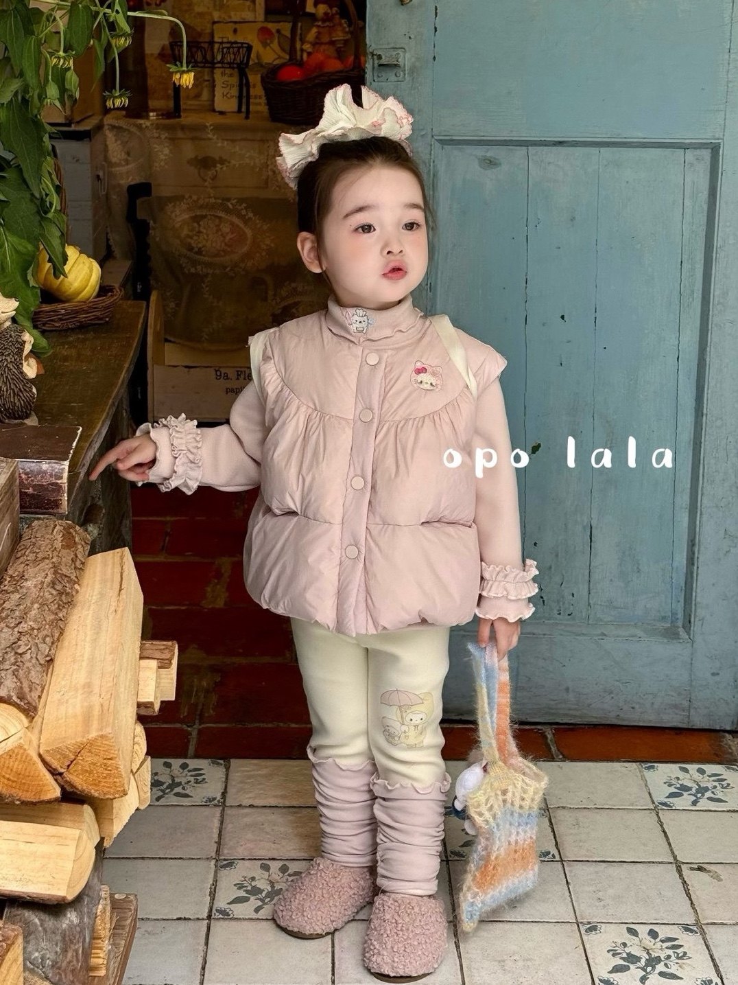 凡妈童装2025秋冬新款女童小童卡通背包羽绒马甲打底衫加绒打底裤,童装/婴儿装/亲子装,羽绒服,淘宝优惠券,粉丝福利购,淘宝优惠卷