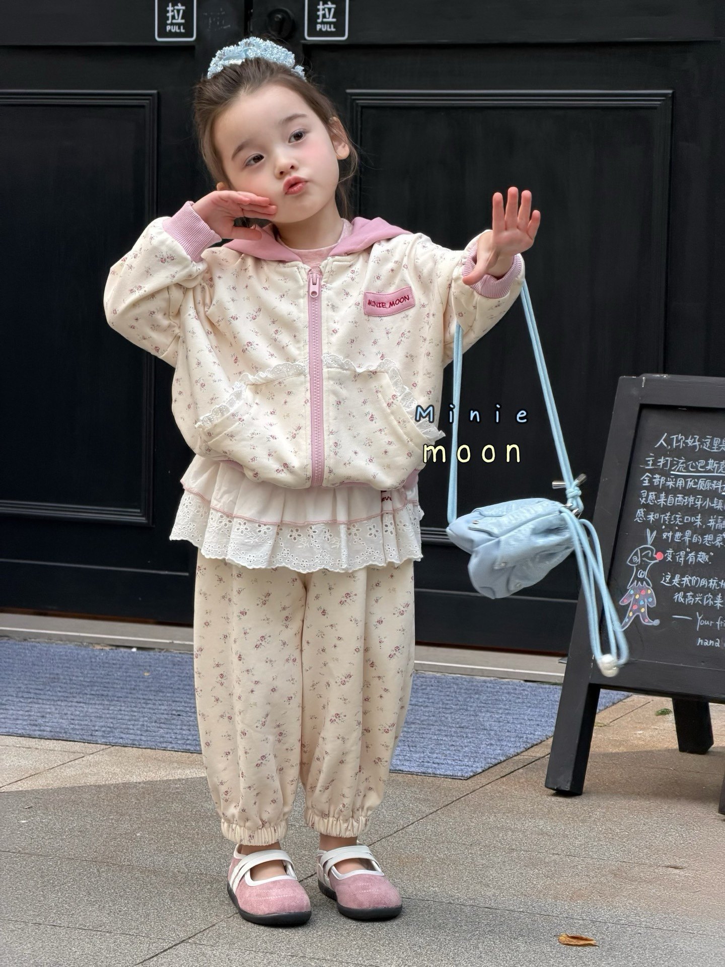 凡妈童装26春款女童小童韩版甜美碎花花边裙边卫裤外套套装两件套,童装/婴儿装/亲子装,套装,淘宝优惠券,粉丝福利购,淘宝优惠卷