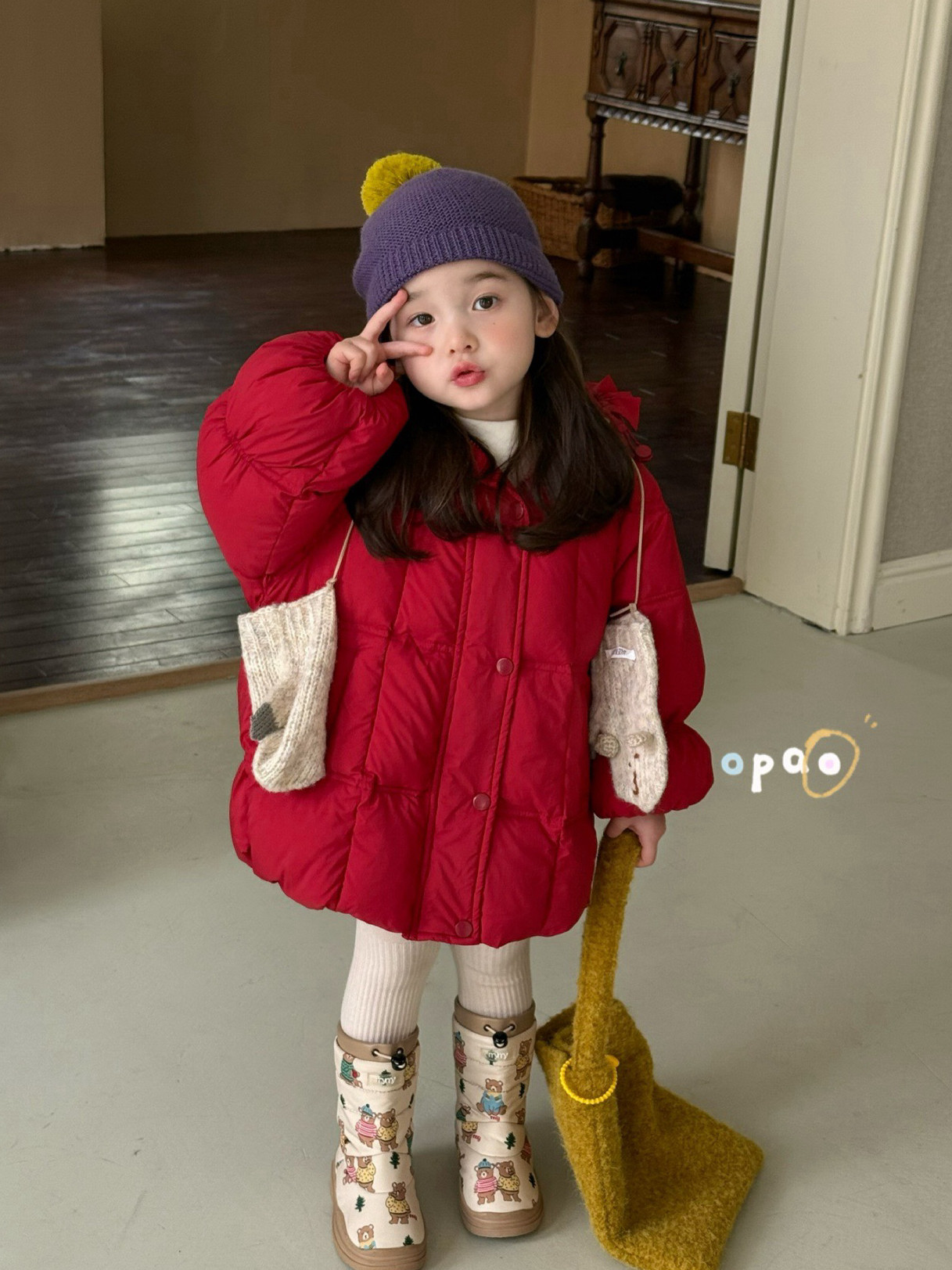 凡妈童装2025冬季新款女童小童韩版可爱花瓣帽连帽中长羽绒服洋气,童装/婴儿装/亲子装,羽绒服,淘宝优惠券,粉丝福利购,淘宝优惠卷