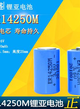 ER14250M 1/2AA 3.6V 设备仪器PLC锂电池 锂亚硫酰氯电池SB-AA02