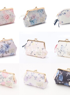 清仓|现货日本Afternoon tea Cocoonist花朵丝带化妆包收纳包气质