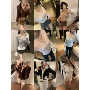 粉丝专享 网红显瘦加厚毛衣修身针织衫