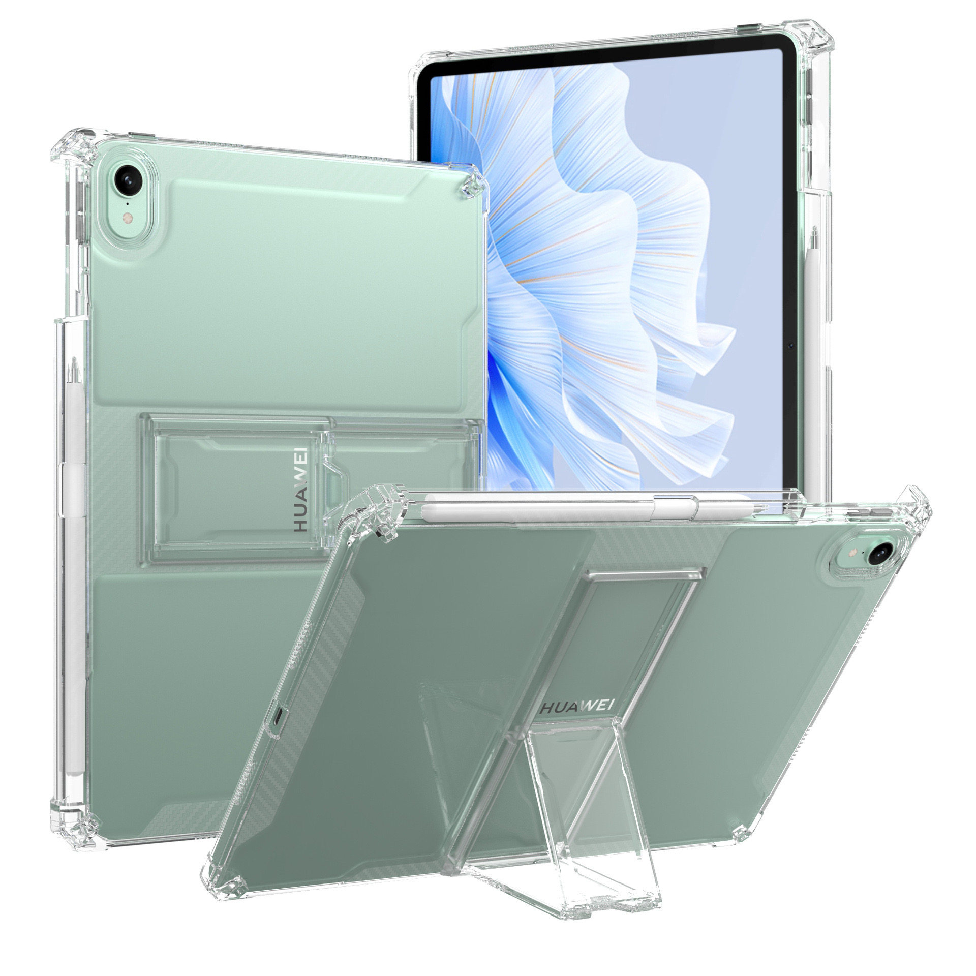 适用华为MatePad Pro 13.2英寸平板保护套2023年Matepadpro13.2寸11电脑支架透明套吸笔带笔槽软壳超薄后壳盖