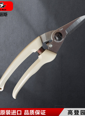 日本爱丽斯修枝剪ars140dx修花枝剪皮革剪橡胶厨房园艺多用途剪刀