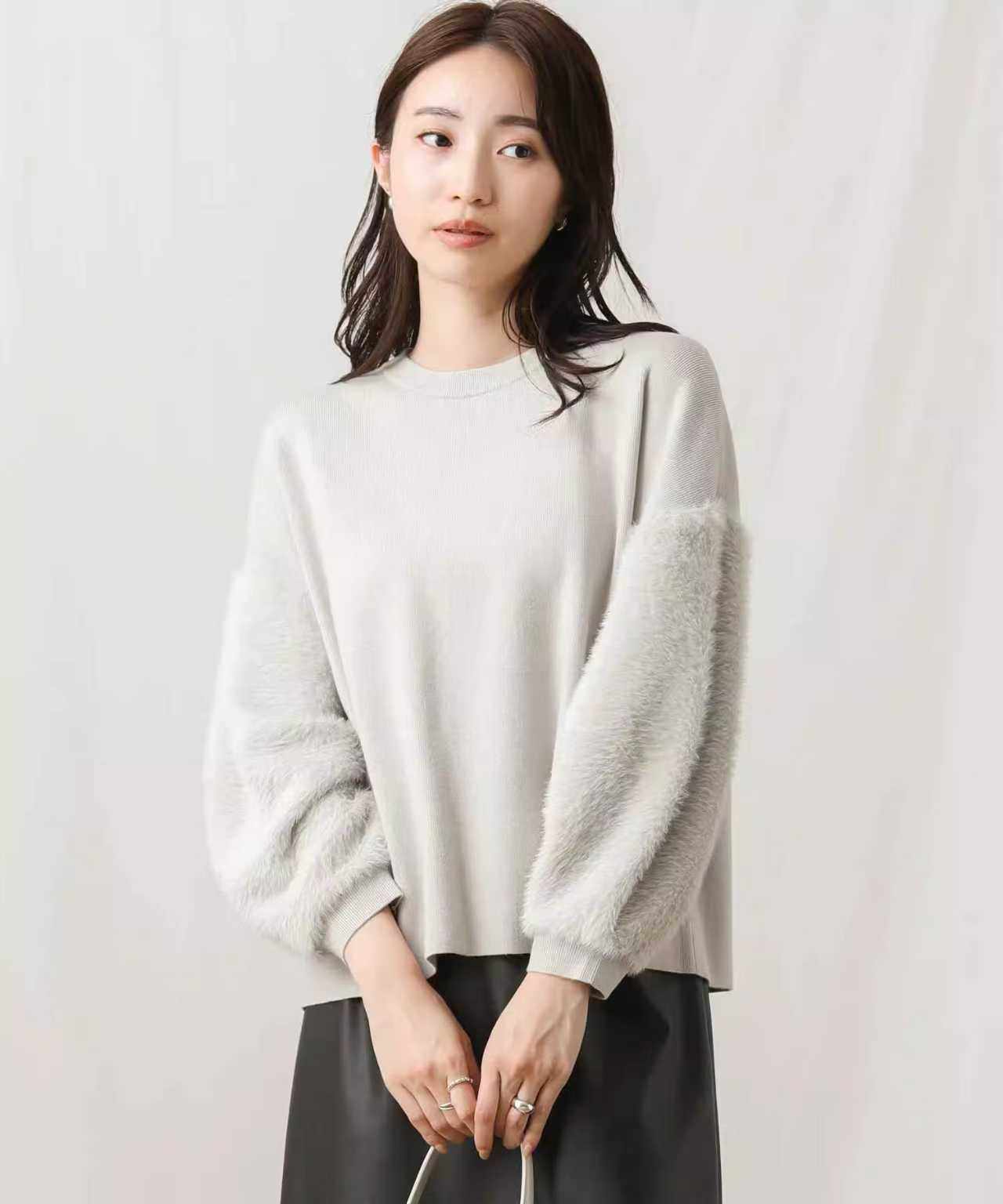 日单原单春秋冬季女毛绒绒长袖圆领套头针织衫毛衣,女装/女士精品,毛针织衫,淘宝优惠券,粉丝福利购,淘宝优惠卷