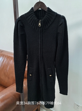 日单原单RADY家拉链春秋季女厚款长袖套头打底针织衫毛衣