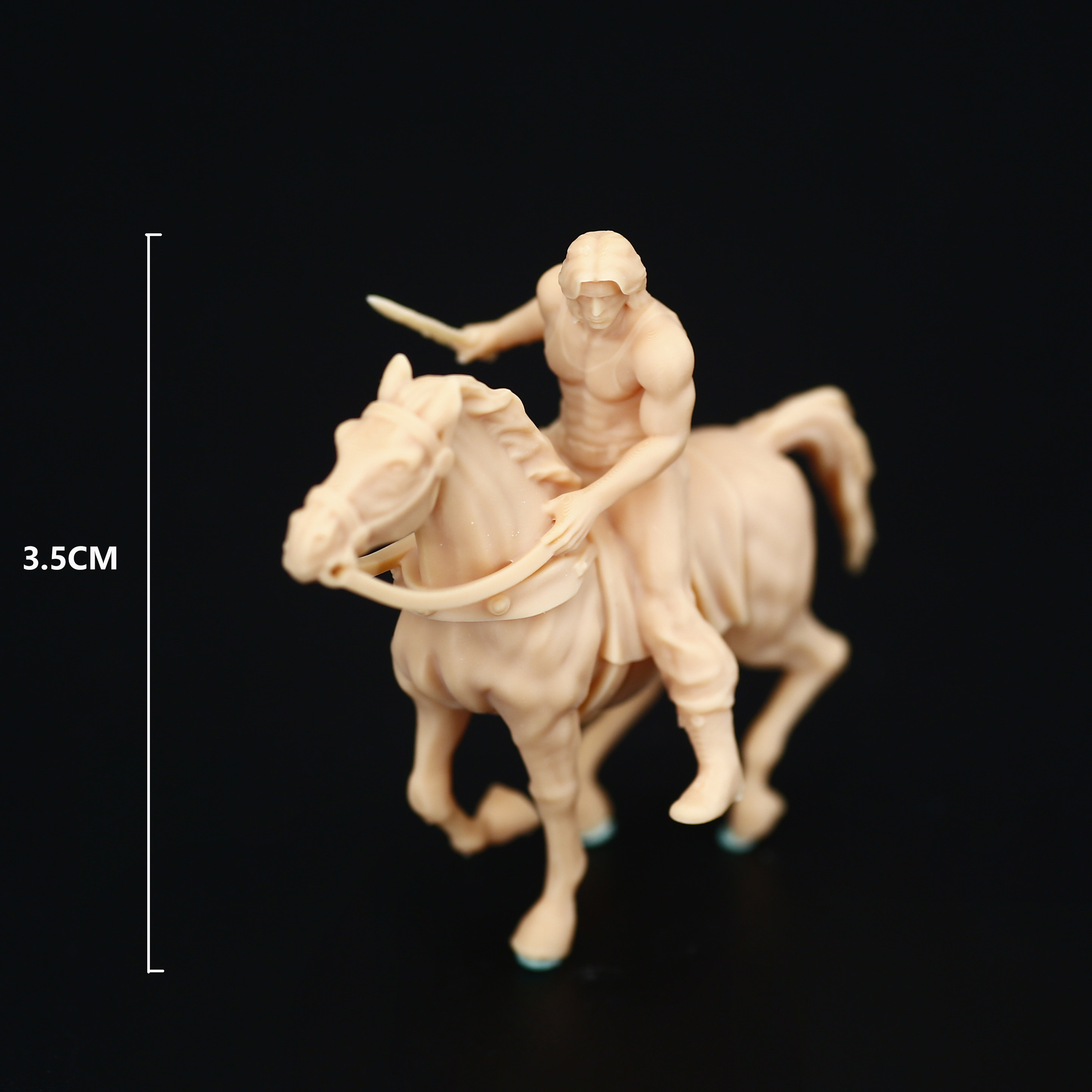 l195第一滴血史泰龙兰博骑马1/64人偶模型摆件手办微缩小人公仔