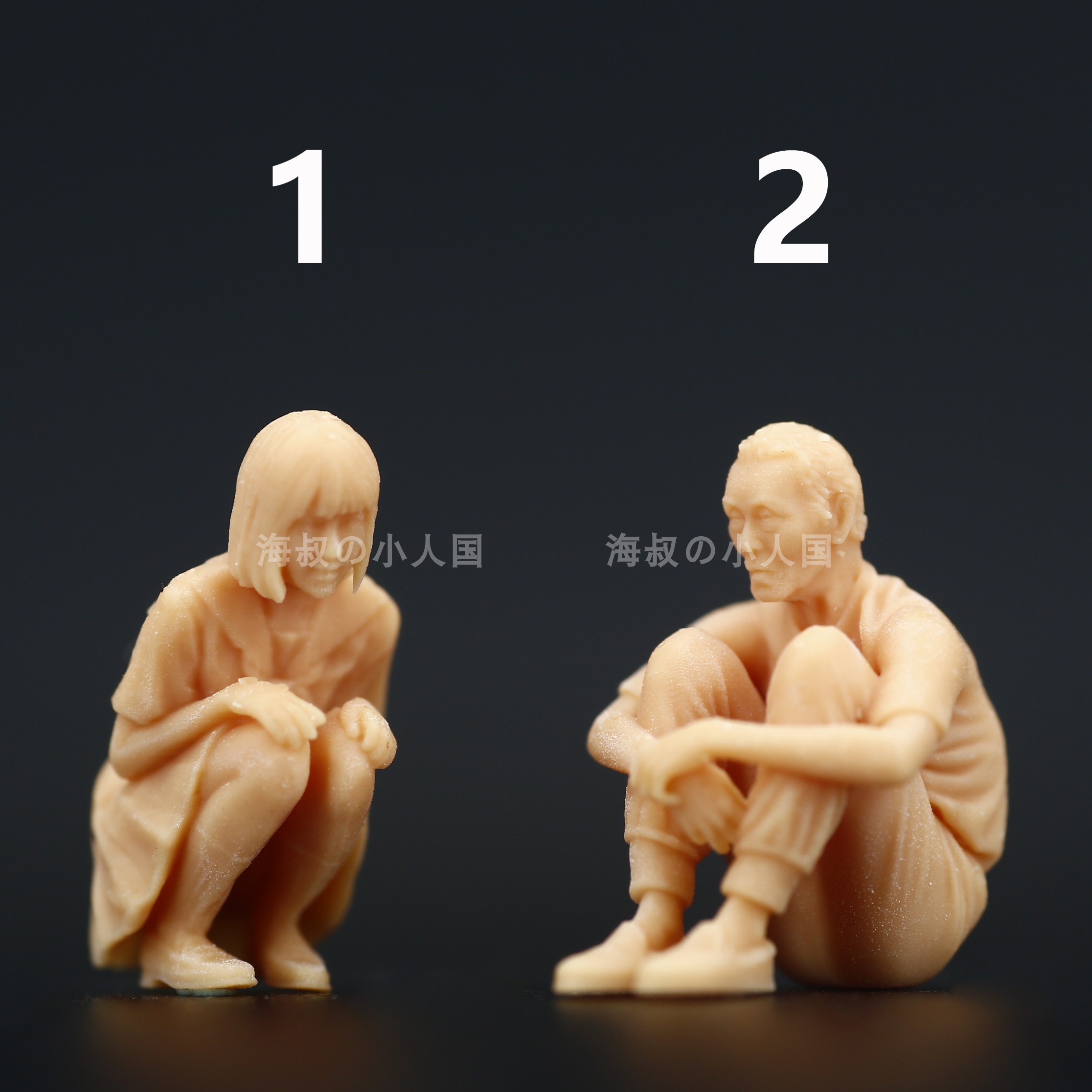 164模型手办187微缩1/43小人