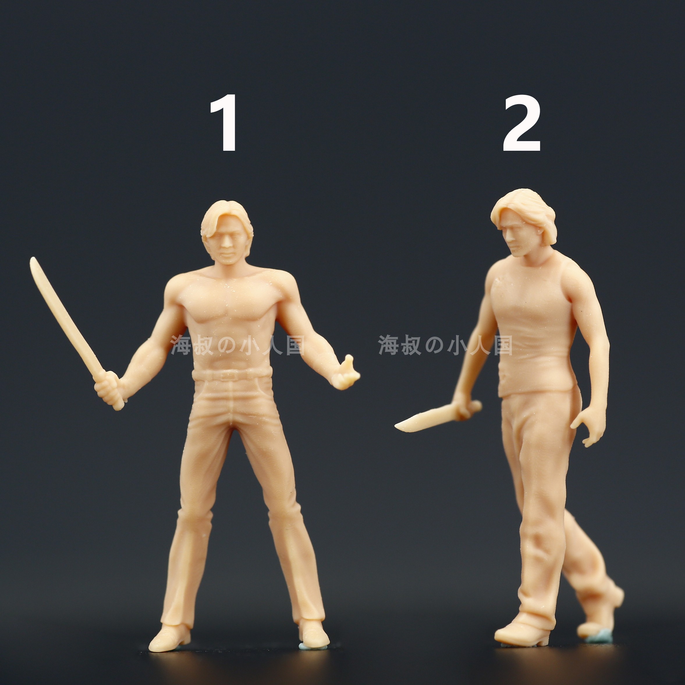 L295铜锣湾陈浩南古惑仔郑伊健1:64人偶模型手办微缩沙盘小人-封面