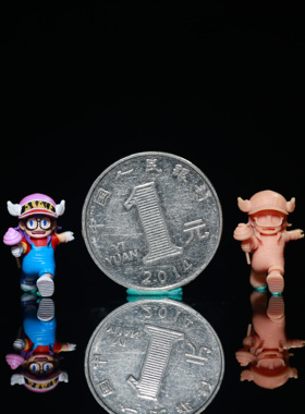 L093日本经典动漫机器娃娃阿拉蕾1/87 1/64模型微缩景观沙盘小人