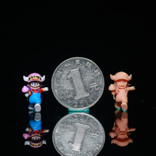 L093日本经典动漫机器娃娃阿拉蕾1/87 1/64模型微缩景观沙盘小人