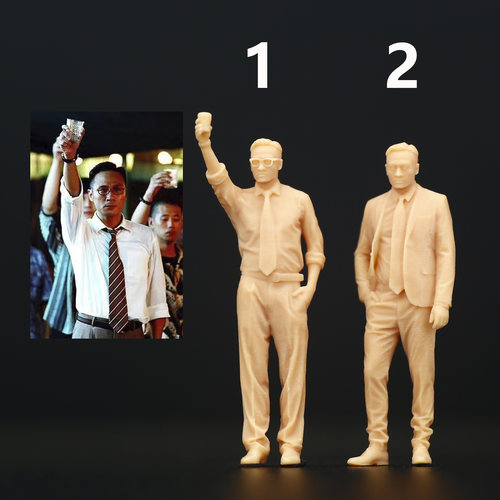 无间道吴镇宇阿孝164微缩模型