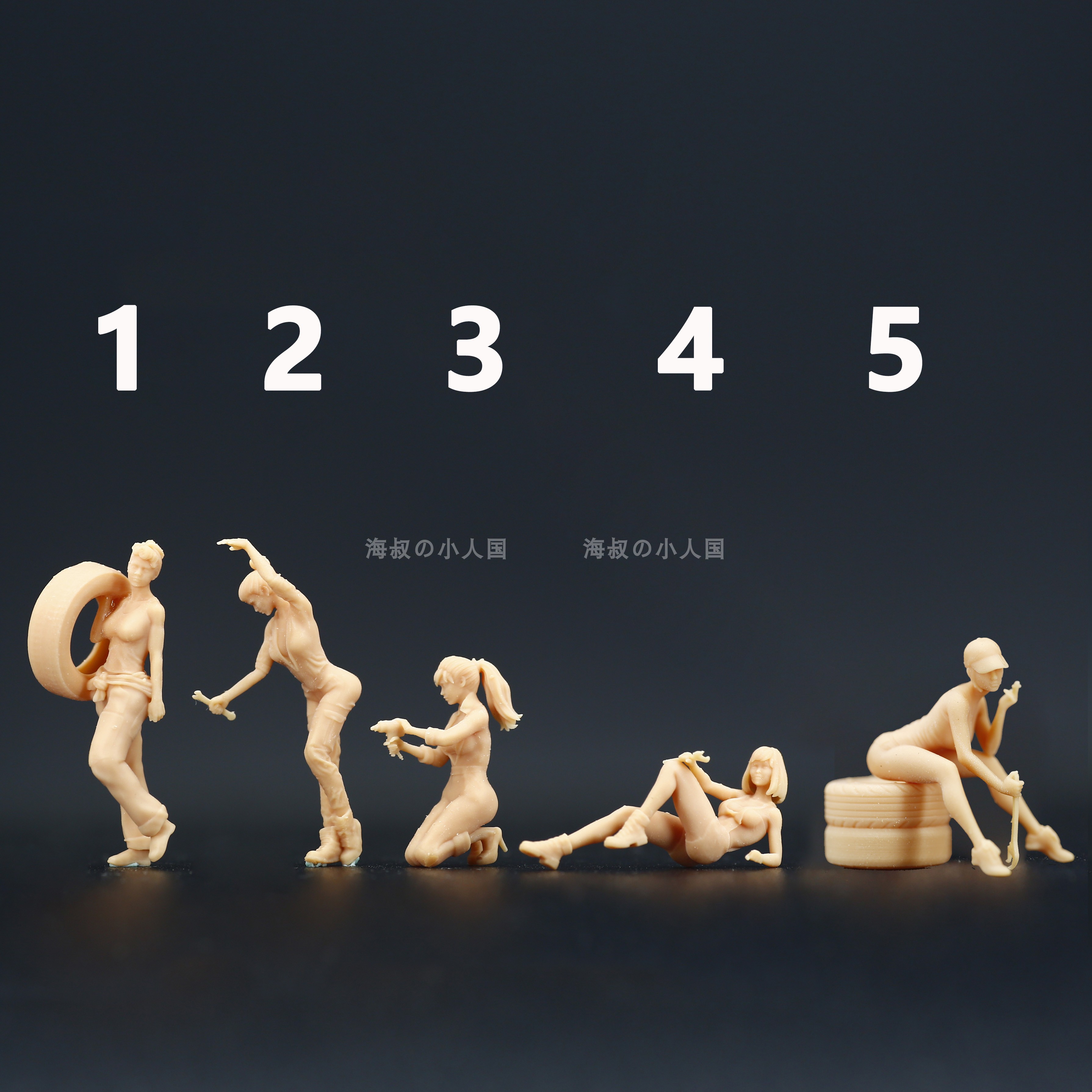 手办手办1/64微缩人偶模型