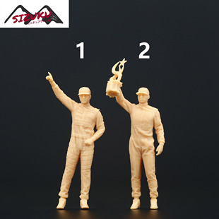 A276 F1赛车手莱科宁 维斯塔潘1:64微缩模型1:43树脂人偶沙盘摆件