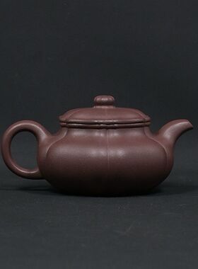 汲老推荐宜兴紫砂壶国高工刘红霞全手工底槽清140cc葵仿古壶茶壶