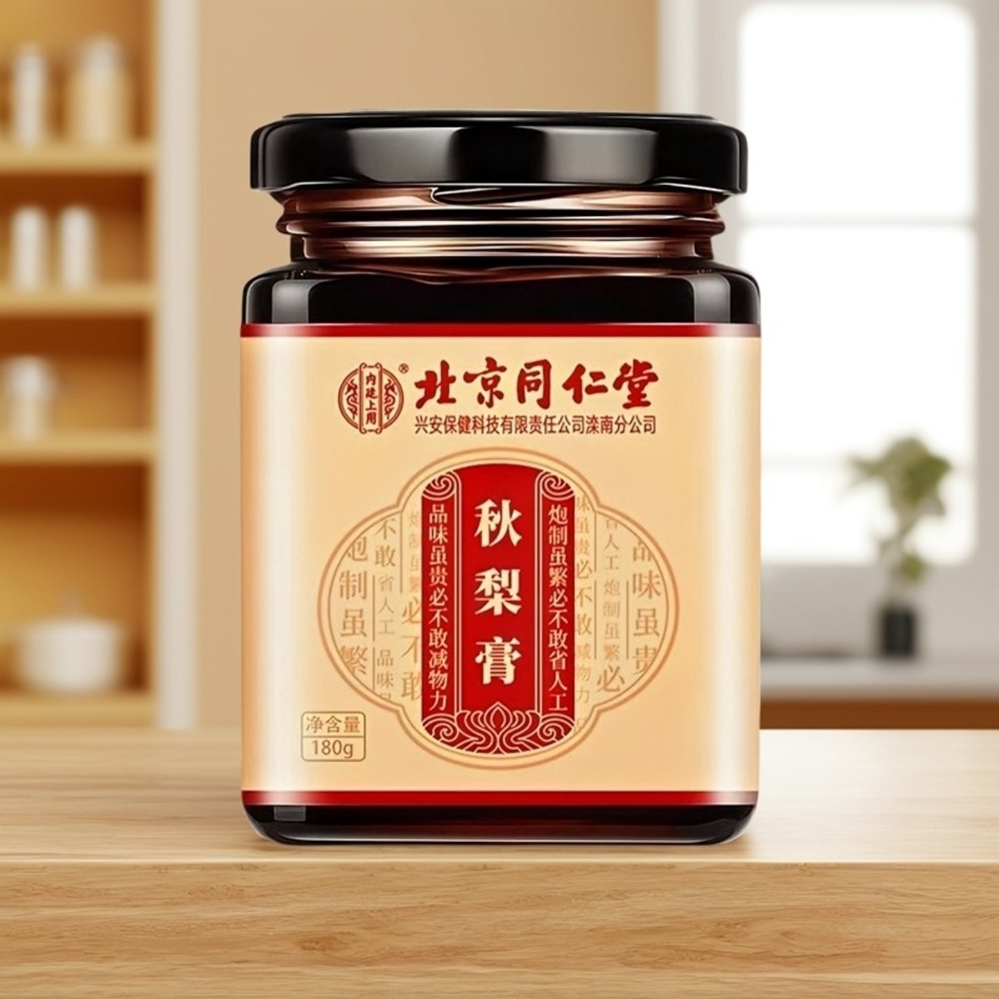 秋梨膏枇杷菊花雪梨北养生玉竹黄精180克肺火养生膏京同仁滋饮堂,传统滋补营养品,养生膏,淘宝优惠券,粉丝福利购,淘宝优惠卷