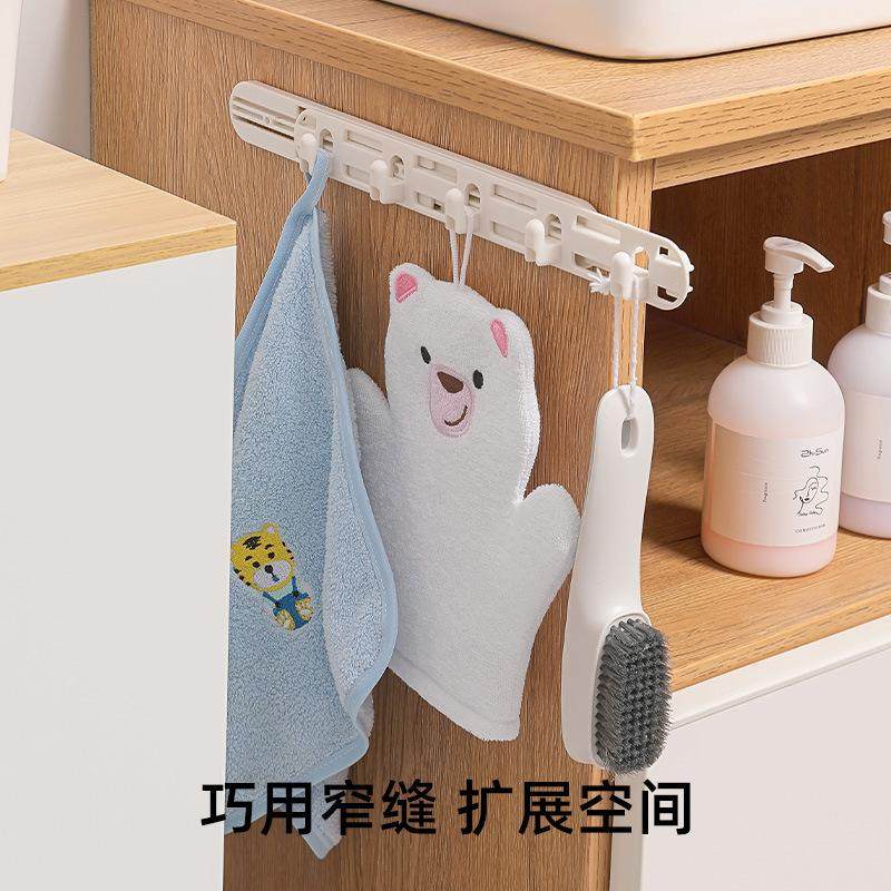 抽拉式可伸缩缝隙挂钩免打孔壁挂粘钩厨房置物架橱柜小挂钩卫生间,收纳整理,挂钩/粘钩,淘宝优惠券,粉丝福利购,淘宝优惠卷