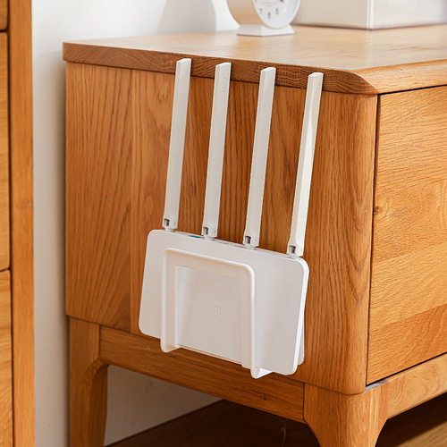 路由器收纳盒子上墙机顶盒壁挂式