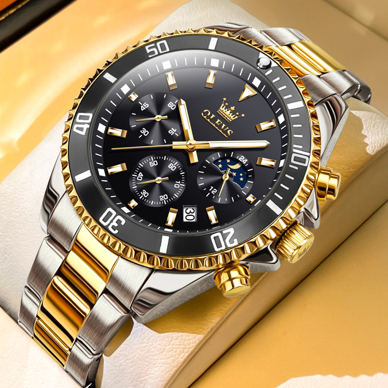 瑞士正品牌黑水鬼男士手表男款机