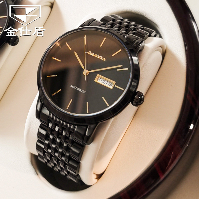 新款瑞士金仕盾正品牌男士手表机